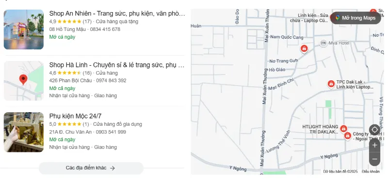 cửa hàng phụ kiện điện thoại