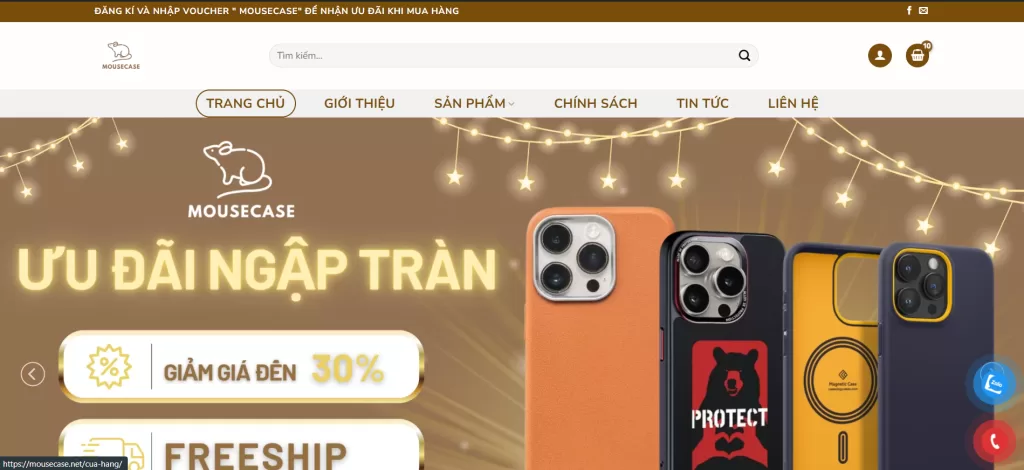 cửa hàng phụ kiện điện thoại