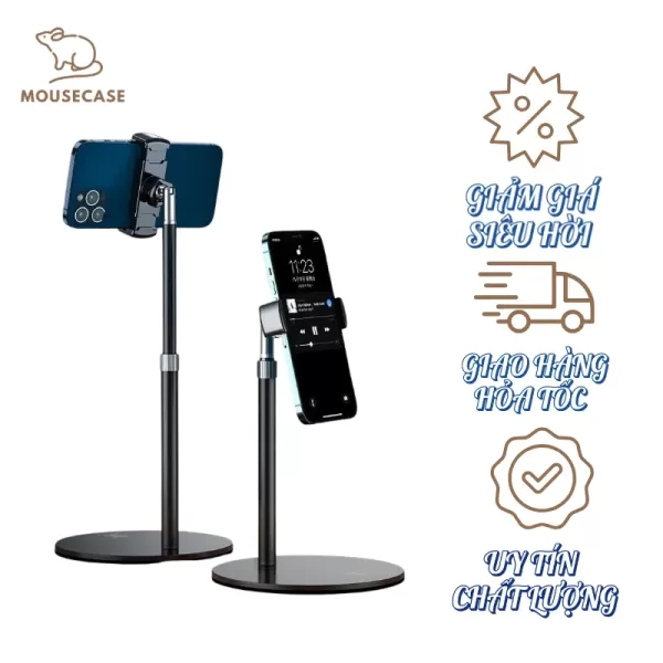 giá đỡ điện thoại xoay 360 độ