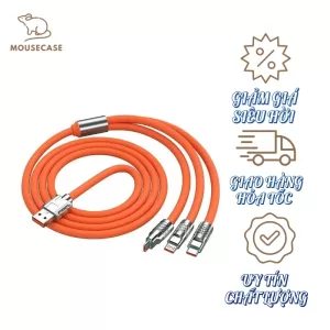 Dây Sạc 3 Đầu